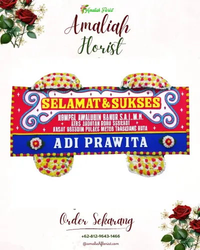 Karangan Bunga Ucapan Selamat di Purworejo