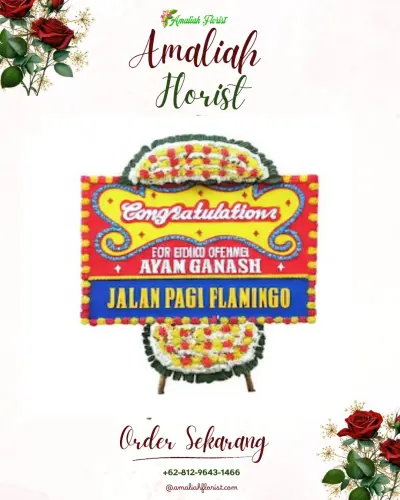 Bunga Papan Congratulation di Purworejo